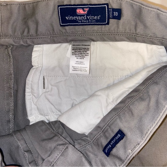 Vineyard Vines Breaker Shorts Flat Front Kahki Shorts Men’s 33 Waist 6.5 inseam - Picture 3 of 4